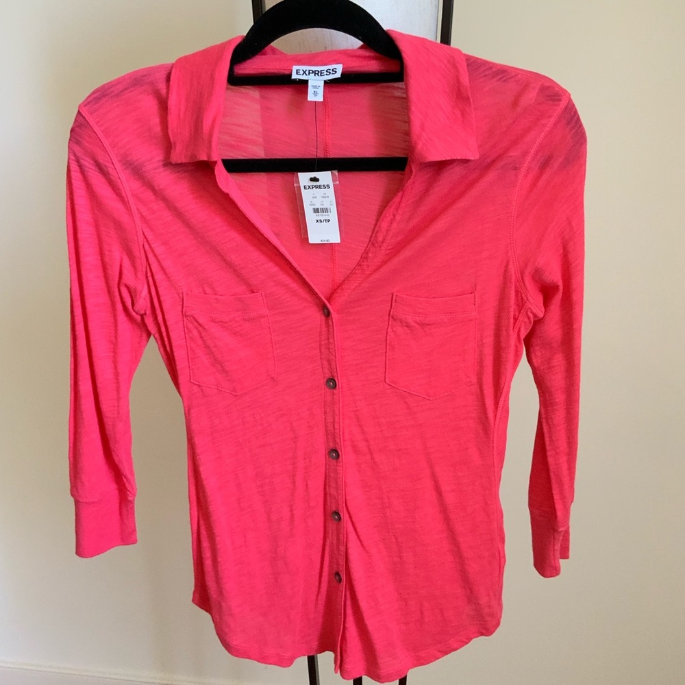 Express Button front Shirt